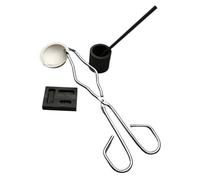 Kit de fusion de métal - Tasse à lingot en graphite, ensemble de pinces pour tige d'agitation, outils de moulage résistants à la chaleur | Pour débutants, artisans, garage, studio, université