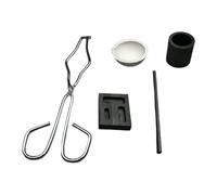 Kit de fusion de métaux - Ensemble de moulage de creuset en graphite, moule à lingot de fusion de torche, outil portable pour le travail des métaux | DIY bijoux amateurs, ateliers, maison, garage