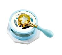 Kit de fusion pour sceau de cire avec cuillère à fondre, outil pour sceau de cire, sceau de cire, fabrication de tampons de cire lisse
