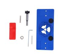 Kit de gabarit à charnière dissimulée haute précision outil de travail du bois multifonctionnel pour les portes Installation de premier plan en métal premium en plastique 35 mm