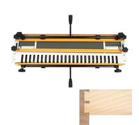 Kit de gabarit à queue d'aronde pour le travail du bois, comprend un gabarit et une fraise pour un alignement précis, idéal pour les projets de bricolage et une utilisation professionnelle