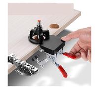 Kit de gabarit charnière 35mm Guide perçage trou dissimulé localisateur poinçon travail du bois for les portes d'armoires cuisine charnières cadre visage,Mesure précise