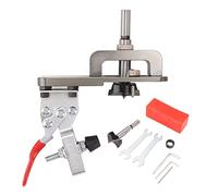 Kit de gabarit d'alésage de charnière dissimulée de 35 mm, localisateur professionnel de guide de perçage de trous pour le travail du bois en alliage d'aluminium avec fixation