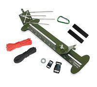 Kit de gabarit de bracelet en paracorde - Kit d'outils de tissage avec pieds en caoutchouc antidérapant de 10,2 cm à 33 cm de long