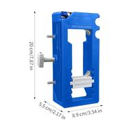 Kit de Gabarit de Charnière de Porte pour Raboteuse | Poinçon d'Installation de Charnières,Gabarit à Mortaise Réglable et Précis pour Longueurs de 7,6 à 12,7 cm Portes Intérieures Extérieures Habitati
