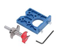 Kit de Gabarit de Charnière Invisible 35MM, Positionnement Précis, Parfaitement Adapté AUX Perceuses à Colonne, Perceuses de Table, Guide de Perçage de Gabarit de Charnière pour Divers Meubles