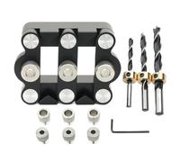 Kit de gabarit de cheville, gabarit de cheville pour le travail du bois | Guide de perceuse égocentrique pour le travail du bois - Outil de boiseries précises, localisateur de punch à trous pour les a