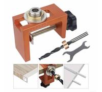 Kit de gabarit de cheville réglable avec foret à anneau de limite pour des joints parfaits (12 mm)