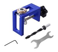Kit de gabarit de cheville réglable, outils de travail du bois pour perçage de trous de cheville de poche, ensemble complet pour la menuiserie, outils précis et précis pour les amateurs de travail du