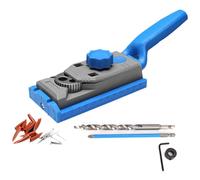 Kit de gabarit de chevilles à trous inclinés pour le travail du bois, conception à Double poche de haute qualité pour le travail du bois professionnel et un usage domestique