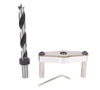 Kit de gabarit de chevilles, serrage de 0 à 60Mm, centrage automatique, perceuse à trou droit pour le travail du bois, assemblage d'étagères flottantes (6mm)