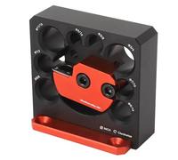 Kit de Gabarit de Fabricant de Chevilles à 8 Trous, Fabricant de Chevilles à Tige Ronde en Alliage D'aluminium, Outil Auxiliaire pour le Travail du Bois, Type en Pouces