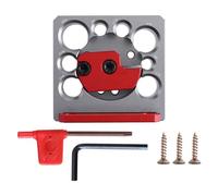 Kit de gabarit de fabrication de chevilles, kit de gabarit de cheville - Plaque de coupe de cheville métrique de 8 mm à 20 mm | Outil auxiliaire pour barres rondes, 8 trous pour barres rondes en bois