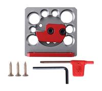 Kit de gabarit de fabrication de chevilles, kit de gabarit de fabrication de chevilles | de coupe de cheville métrique de 8 mm à 20 mm | Outil auxiliaire de tige ronde en d'aluminium pour rabo