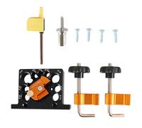 Kit de gabarit de fabrication de goupilles, de coupe de goupilles réglable | Kit de fabrication de goupilles avec inserts en carbure - Gabarit de goupille de barre avec conception de trou épais