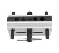 Kit de gabarit de Goujon à centrage Automatique en Alliage d'aluminium pour Le Travail du Bois, Guide de Forage de gabarit de goujonnage, échelle impériale métrique