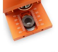 Kit de gabarit de poche réglable 3 en 1 avec forets de 6, 8, 10, 15 mm pour le travail du bois, le plan de travail et les projets de goujon, pour aluminium usiné CNC (A)