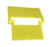 Kit de gabarit de - Règle de guidage des points de bord compacte, jauge de mesure de matelassage, outil manuel d'espacement cohérent | Dispositif d'alignement de l'ourlet surjeteuse 2 mm 5 mm