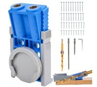 Kit De Gabarit Pour Assemblages Discrets,Modèle de Quincaillerie à Angle 15 Degrés - Positionneur de Travail du Bois,pour Fabrication d'Armoires Tiroirs Étagères Menuiserie Encadrement Meubles