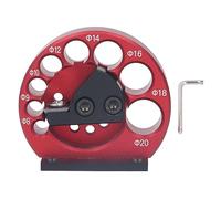 Kit de Gabarit pour Fabricant de Chevilles, Inserts en Carbure à 8 Trous, Coupe-goujon de 8 Mm à 20 Mm, Perceuse électrique, Fraisage de Chevilles, Outil Auxiliaire à Tige Ronde