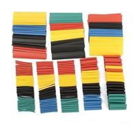 Kit de gaines thermorétractables en polyoléfine de 360 pièces avec rapport de rétrécissement 2:1, manchon d'isolation pour joint de soudure et couverture de connecteur