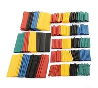 Kit de gaines thermorétractables en polyoléfine, manchons isolants de fil de rapport 2:1, assortiment de protection de câble électrique ignifuge avec multi