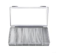 Kit de gaines thermorétractables en polyoléfine transparente - 150 ou 200 pièces, diamètre intérieur 1,5 à 10 mm, longueur 100 mm, manchons d'isolation électrique en polyéthylène pour fil (150 pièces)