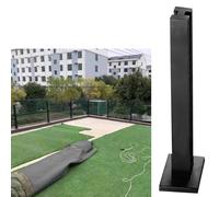 Kit de garde-corps en verre en acier inoxydable - Système de serrage pour poteaux et escaliers pour terrasse et balustrades de jardin, supports de support réglables en verre pour un design moderne