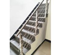 Kit de garde-corps réglable pour extérieur - 90 cm - Sûr pour escaliers et marches de porte - Soutien à la mobilité - Options de longueur de 2 m (180/150/120/100/80 cm)