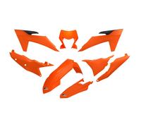 Kit de garniture 8 pièces UFO PLAST en plastique orange/noir