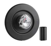 Kit de garniture de douche avec finition mate conçue pour T470 et 1225, construction robuste en acier inoxydable et acrylique, ensemble complet avec plaque de recouvrement, bouton, manchon et vis