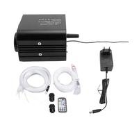 Kit de garniture de toit Starlight, double couleur, double télécommande, contrôle par application, 20W RGBW, Fiber optique activée par le son, plafonnier étoile pour voiture
