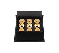 Kit de garniture de trompette pour améliorer le son. Pour toutes les trompettes de Bach Stradivarius. Laiton KGUBrass sur mesure (M, plaqué or 24 K)