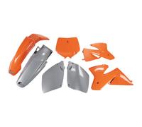 Ufo Ktm Sx 125 00 Ktkit500@999 Plastics Kit Orange,Gris
