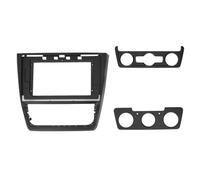 Kit de Garniture pour Tableau de Bord et Cadre de Panneau de Navigation pour Voiture, kit de Fascia de Montage sur Le Tableau de Bord, Panneau Frontal d’autoradio en ABS sans Joint