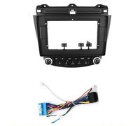 Kit De Garniture Tableau Bord 9/10 Pouces pour Autoradio Lecteur DVD Cadre D'écran 2 DIN pour Accord 7e 2004 2005 2006 2007(Frame CableB)