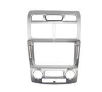 Kit De Garnitures De Tableau De Bord pour Autoradio 9 Pouces pour Kia pour Sportage MT AC/at AC 2007-2013(Frame Sliver MT)