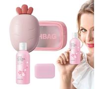 Kit de gel douche pour le corps, appareil de bain à saveur florale avec construction robuste, accessoire de qualité supérieure, aide spa relaxante fiable pour femmes et adolescentes à la maison, salle