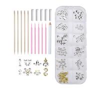 Kit De Gemmes Dentaires - 13x5x1,2 Cm, Dent Amovible Brillante | Décorations De Dents En DIY - Accessoire Avec Bâtons Et Cotons-tiges Pour Un Art Dentaire Élégant, Cadeau Parfait Pour Des Look