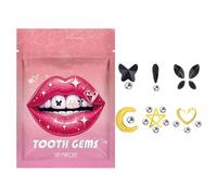 Kit De Gemmes Dents - Pro | 20 Pièces - Kit Professionnel De Bijoux De Dents Cristaux Étincelants Décoration Dentaire De Longue Durée Pour Les Femmes | Joyas Para Dientes | Dents Brillantes | 2026 Pro