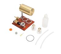 Kit de générateur de machine à vapeur en métal avec chaudière en cuivre et lampe à alcool, coffret cadeau créatif pour adultes et adolescents