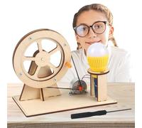 Kit de générateur de manivelle scientifique | Ensemble de jouets éducatifs de construction avec lampe de poche manuelle en bois, favorise l'apprentissage pratique, kit de science de générateur, kits