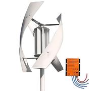 Kit de générateur d'éolienne, 2 000 W/5 000 W, générateur d'énergie éolienne verticale pour maison, bateau, marine, éclairage de rue, ensemble d'électricité à 3 lames, 12 V/24 V/48 V
