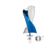 Kit de générateur d'éolienne 5KW 12V 24V 48V Contrôleur réseau à axe vertical Faible vitesse du vent démarrage Éolienne(With Solar System,24V)