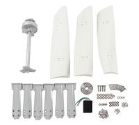 Kit de générateur d'éolienne 600W à lévitation magnétique verticale Portable à usage domestique blanc avec contrôleur MPPT (24V)