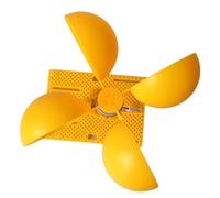 Kit de générateur d'éolienne à monter soi-même avec moteur CC sans balais, petit kit éducatif de science des énergies renouvelables avec support et lames pour enfants STEM