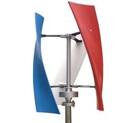 Kit de générateur d'éolienne Horizontale à Courant Alternatif avec contrôleur de Charge, 500 W à axe Vertical - Système d'énergie éolienne magnétique 12 V à 3 pales pour l'éclairage domestiq