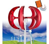 Kit de générateur d'éolienne Horizontale CA avec contrôleur de Charge, 3 000 W/4 000 W/5 000 W - Moteur éolien Vertical 12 V/24 V/48 V avec contrôleur pour Solutions Hybrides éoliennes et So