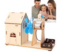 Kit de générateur d'éolienne, kit d'artisanat de modèle d'éolienne,Kit générateur éolien | Modèle de générateur d'électricité, Kit d'éducation scientifique, jouets éducatifs créatifs pour pour l'école