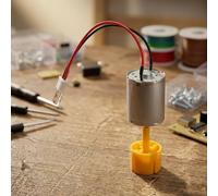 Kit de générateur d'éolienne, moteur CC avec support, assemblage d'énergie éolienne, expérience éducative physique pour étudiants